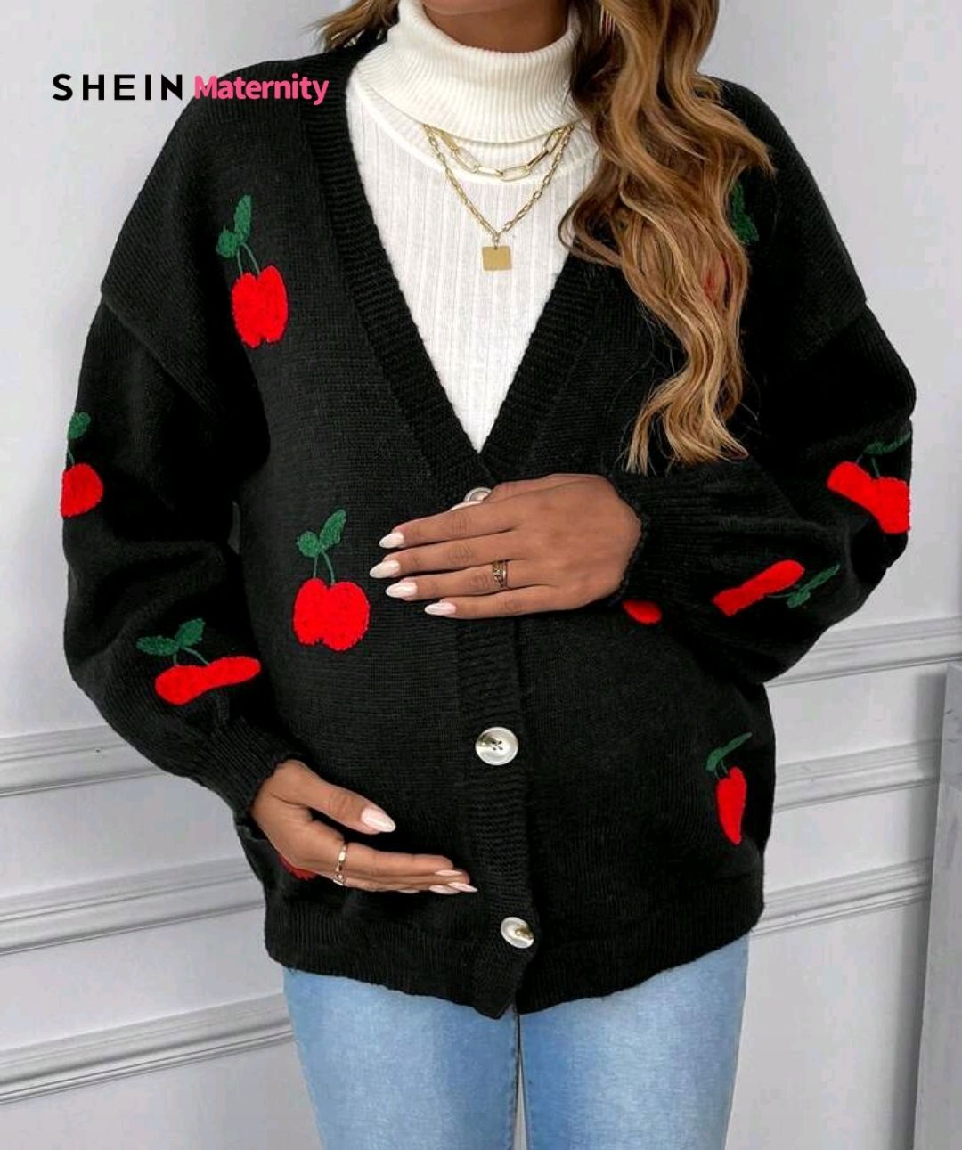 Shein Giacche: Schwangerschafts-Strickjacke Gr. M – Usato da Hermiswil venduto da Volvorine 2