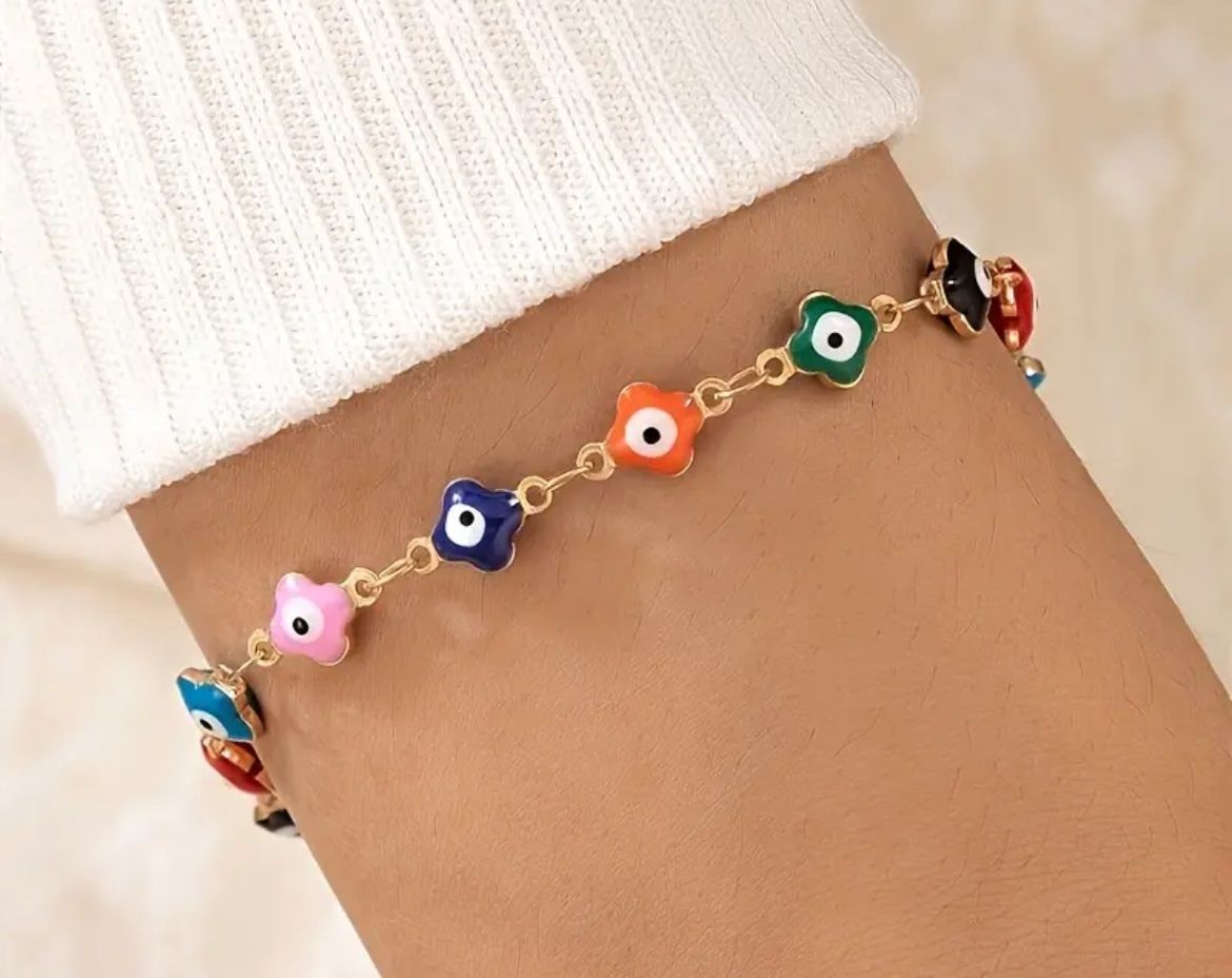 Bracciali & Braccialetti: Armband mit "Evil Eye" Glücksbringer – Nuovo e nell'imballaggio originale da Gams venduto da Mariawicca 2