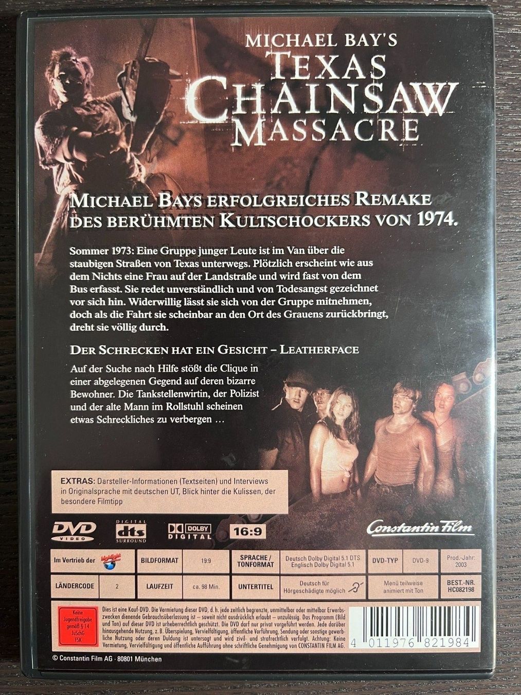 Tutti i DVDs: Texas Chainsaw Massacre – Usato da Zürich venduto da FilmFreunde 1