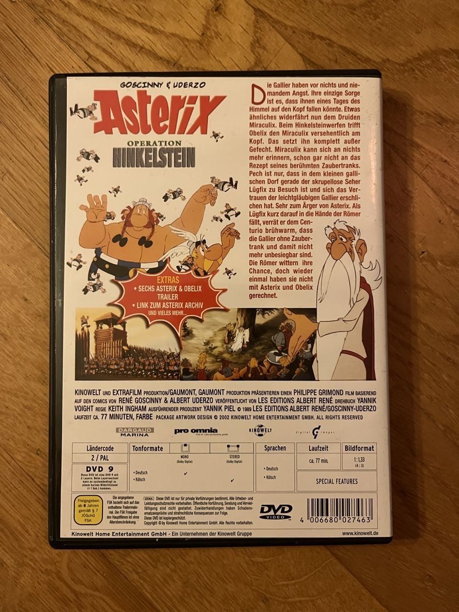 Alle DVDs: Asterix Operation Hinkelstein DVD – Gebraucht aus Bern von hispano74 1