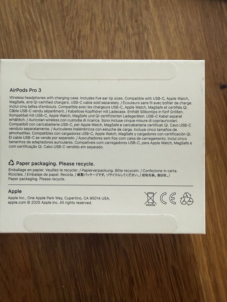 Apple Kopfhörer: Apple AirPods Pro 3 Gen – Neu (gemäss Beschreibung) aus Zürich von Daria_Step 6