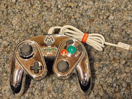 Metal Mario Gamecube Controller für Wii