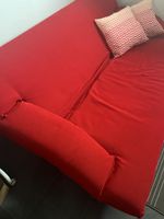 Gemütliches Schlafsofa / Sofa, rot, Top Zustand, sofort!