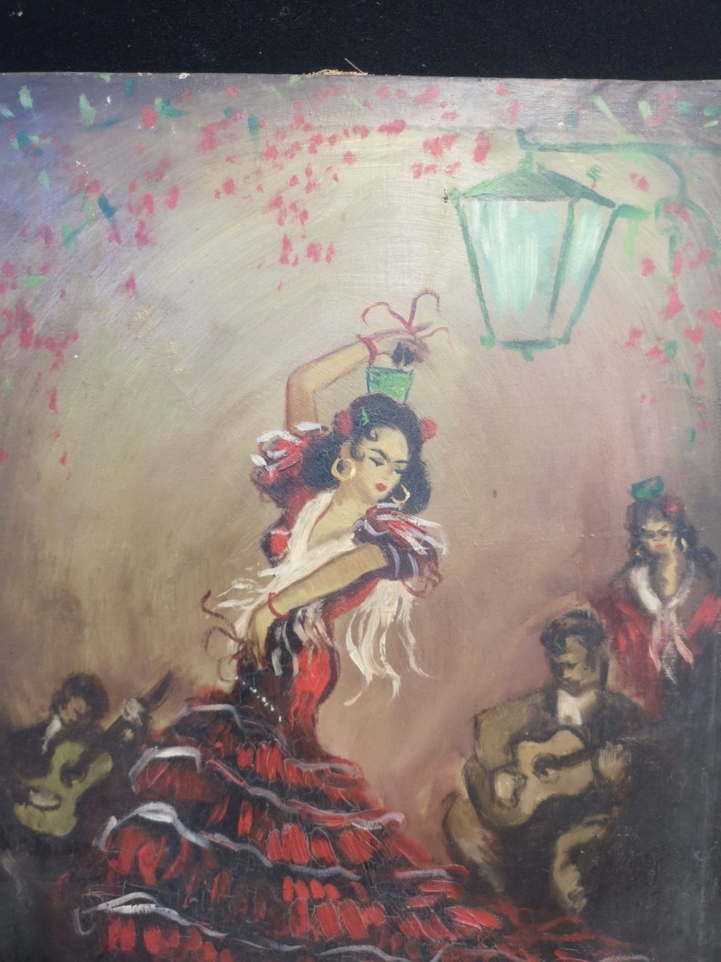 Dipinti: HUILE SUR TOILE SIGNÉE LA GITANE – Usato da Genève venduto da Qanil77 1