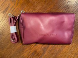Swiss x Zimmerli First Class Amenity Bag Burgundy red