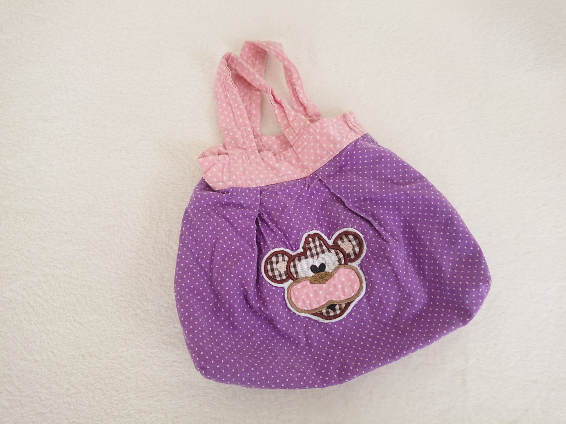 Borse & Zaini: Mädchen Tasche Doubleface Schaf oder Affe – Usato da Hallau venduto da CHACLA 1