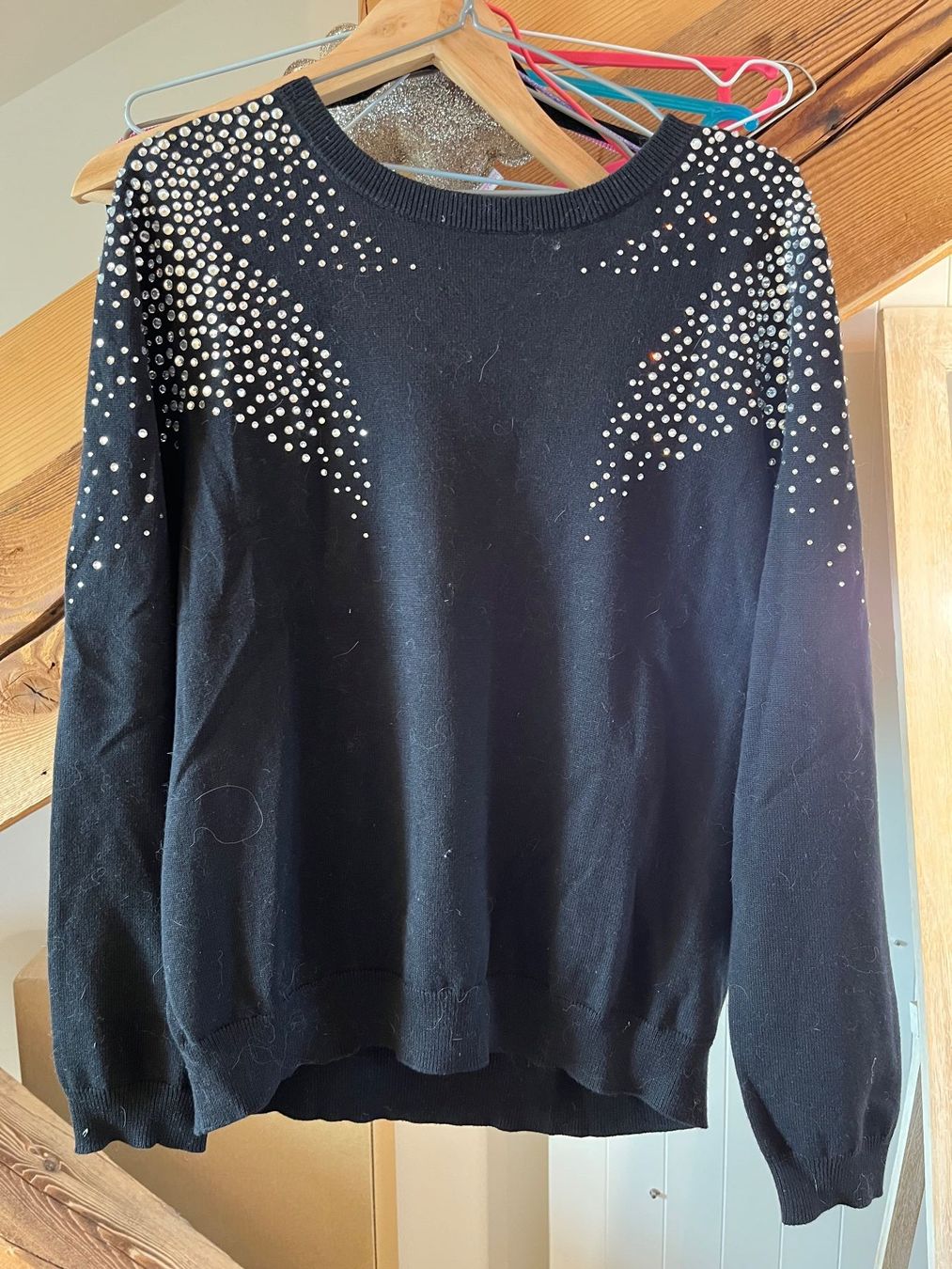 Ba&Sh Maglioni & Felpe: Pull de soiree noir BASH a strass ouverture dos V Taille 3 – Nuovo (secondo la descrizione) da Lausanne venduto da alcd_1005 1