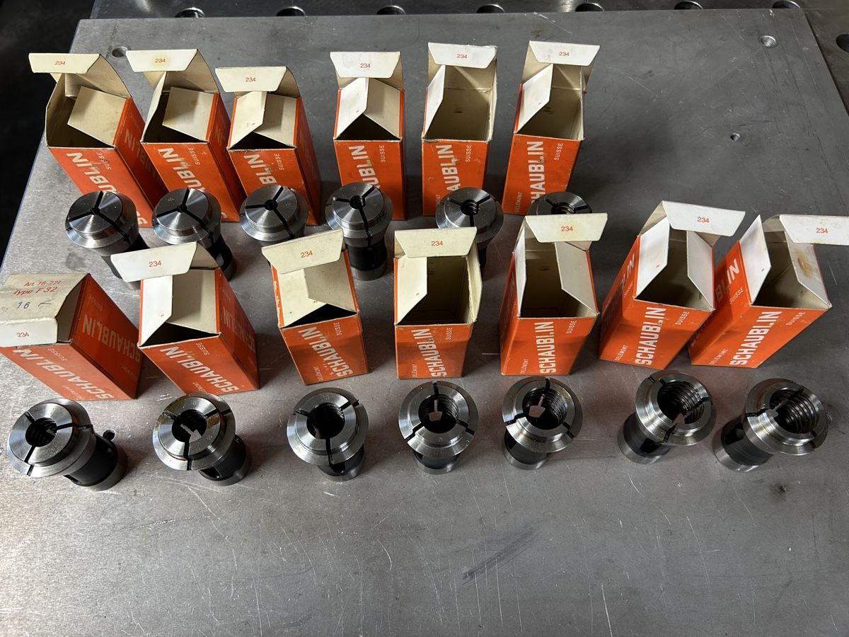 Schaublin Metall- & Schlosserei Sonstiges: Spannzangen Schaublin Type F-32 – Neu und originalverpackt aus Walde AG von Maluk_Performance 1