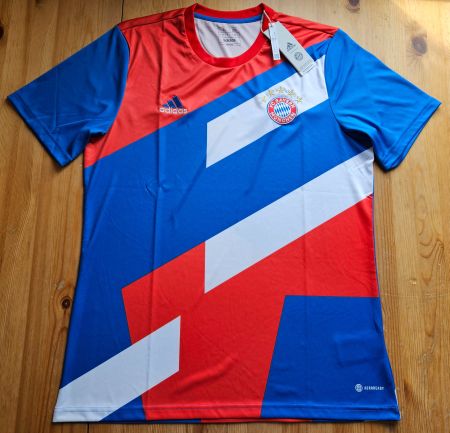 FC Bayern München Einlaufshirt NEU adidas Gr. L FCB Trikot