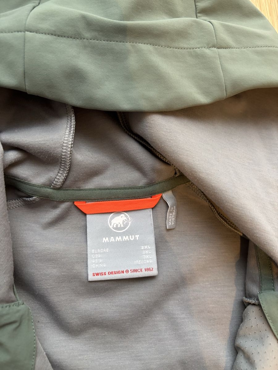 Mammut Giacche: Softshell Jacke Mammut XXL seegrün hell – Usato da Gwatt (Thun) venduto da Bioethanol01 3