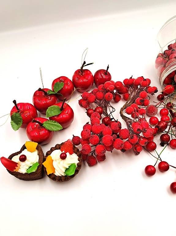 Tutte le decorazioni: Bastelset Rot winter beeren äpfel – Nuovo (secondo la descrizione) da Suhr venduto da Kerry 2