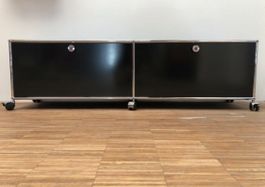 USM HALLER Lowboard, Farbe schwarz RAL 9011