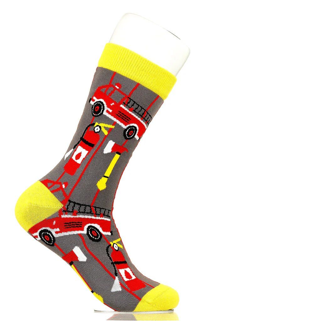 Calze: BUNTE DESIGN SOCKEN-Fire Fighter (Big 41-46) – Nuovo e nell'imballaggio originale da Luzern venduto da Sock_Atomica