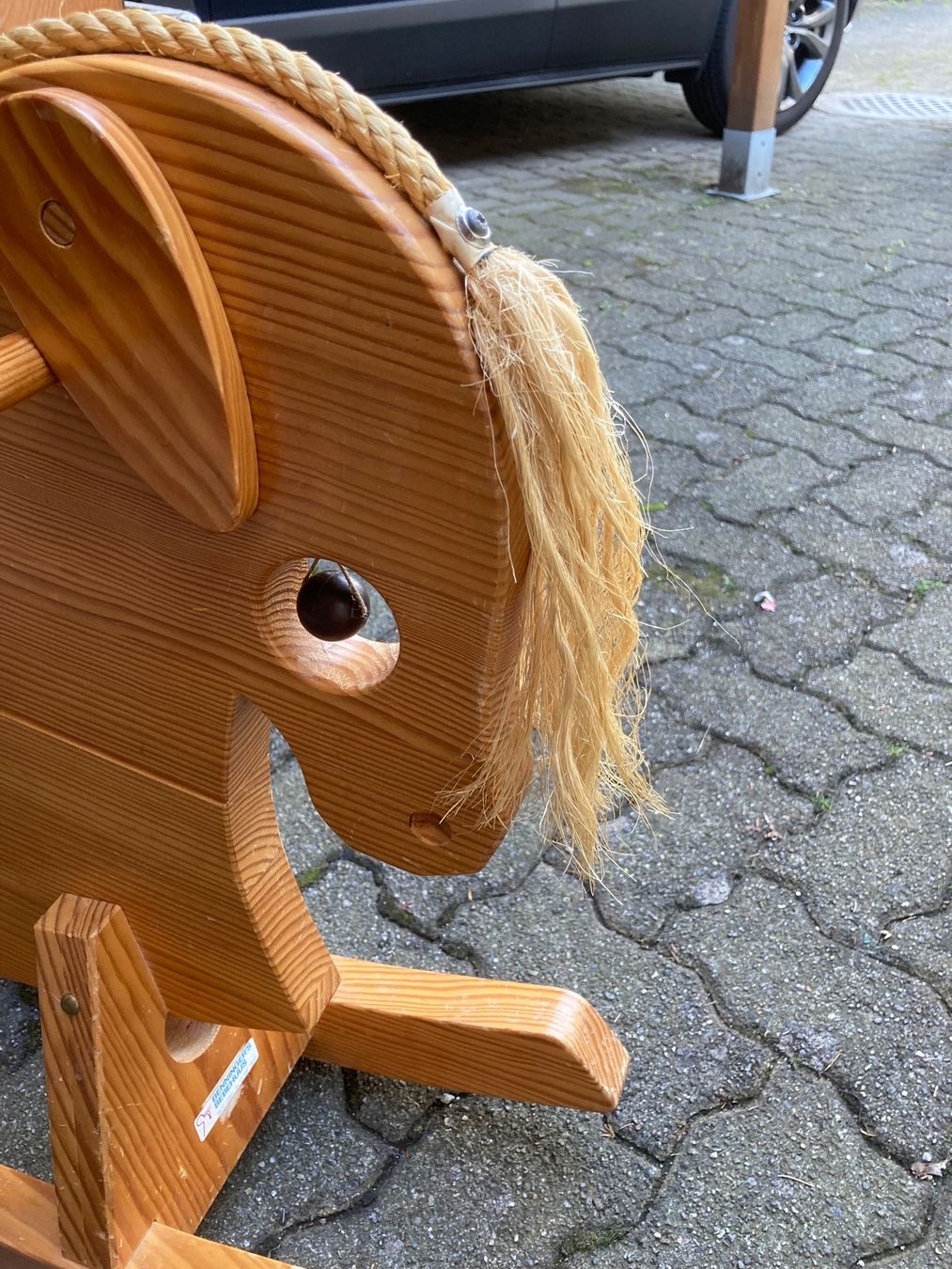 Sonstige Gartenschaukeln: Schönes massives Schaukel Rössli – Gebraucht aus Dietikon von ebegab 3