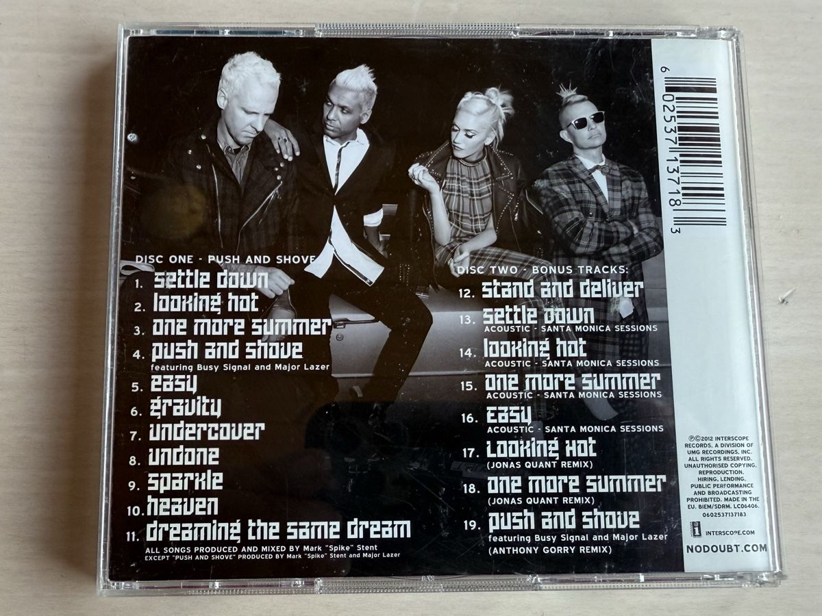 CDs: No Doubt - Push and Shove - 2CD – D'occasion à Oberried Brienz par Chyara 1