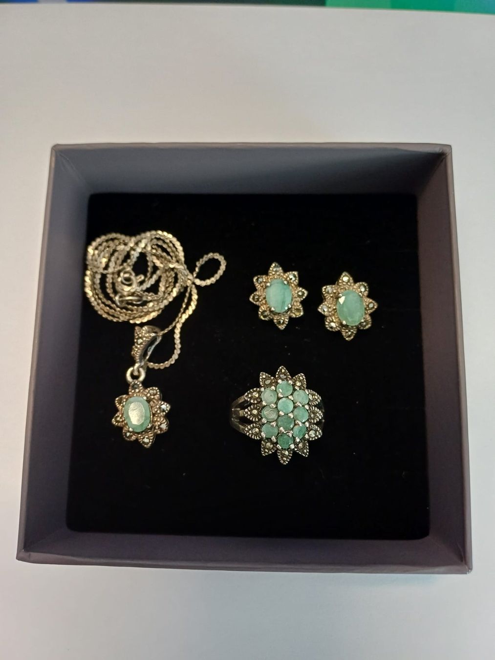 Anhänger: 925 Silber Schmuckset – Gebraucht aus Urnäsch von G.Kertscher