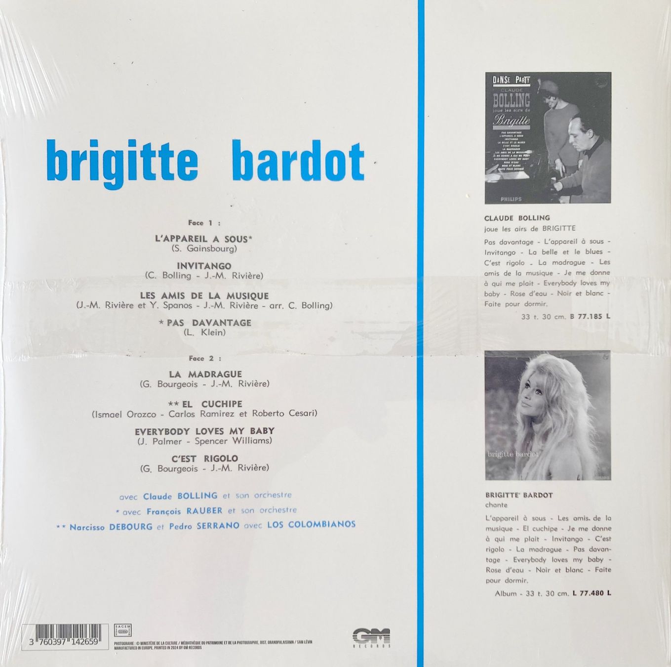 Schallplatten: BRIGITTE BARDOT - BRIGITTE (1 LP) – Neu und originalverpackt aus Bottens von hotter-than-hell 1