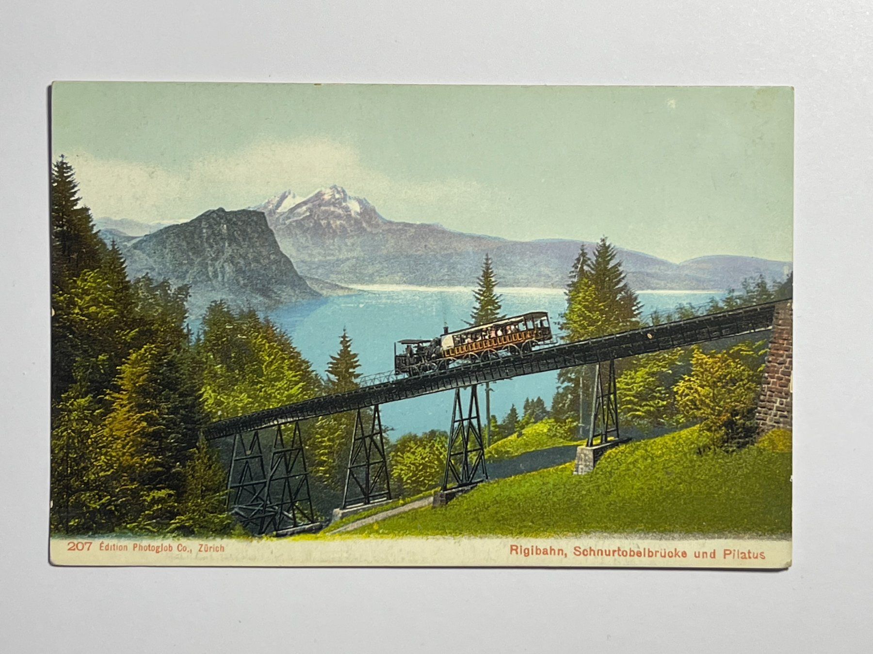 Cartes postales: Rigibahn, Schnurtobelbrücke – D'occasion à Steg VS par danwer74
