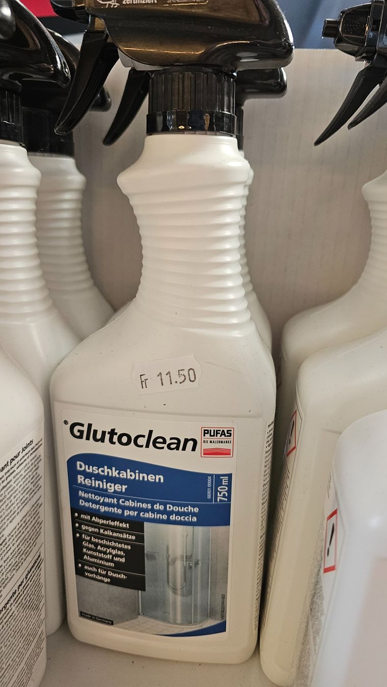 Prodotti di pulizia: Glutoclean Duschkabinen Reiniger 750 ml – Nuovo e nell'imballaggio originale da Koppigen venduto da Bracher_Mail-House 1