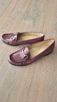 Schicke CARVELA Leder-Loafers / Mokassins, Gr. 40, Burgund