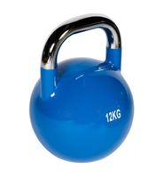 Kettlebell 12KG blau Chrom Griff sehr guter Zustand