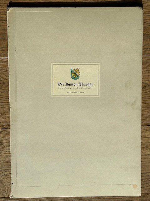 Grafiken & Lithographien: Sammlermappe ehem. TG-Kunst von Lithograph E. Schlatter 1941 – Gebraucht aus Ruswil von Tango23