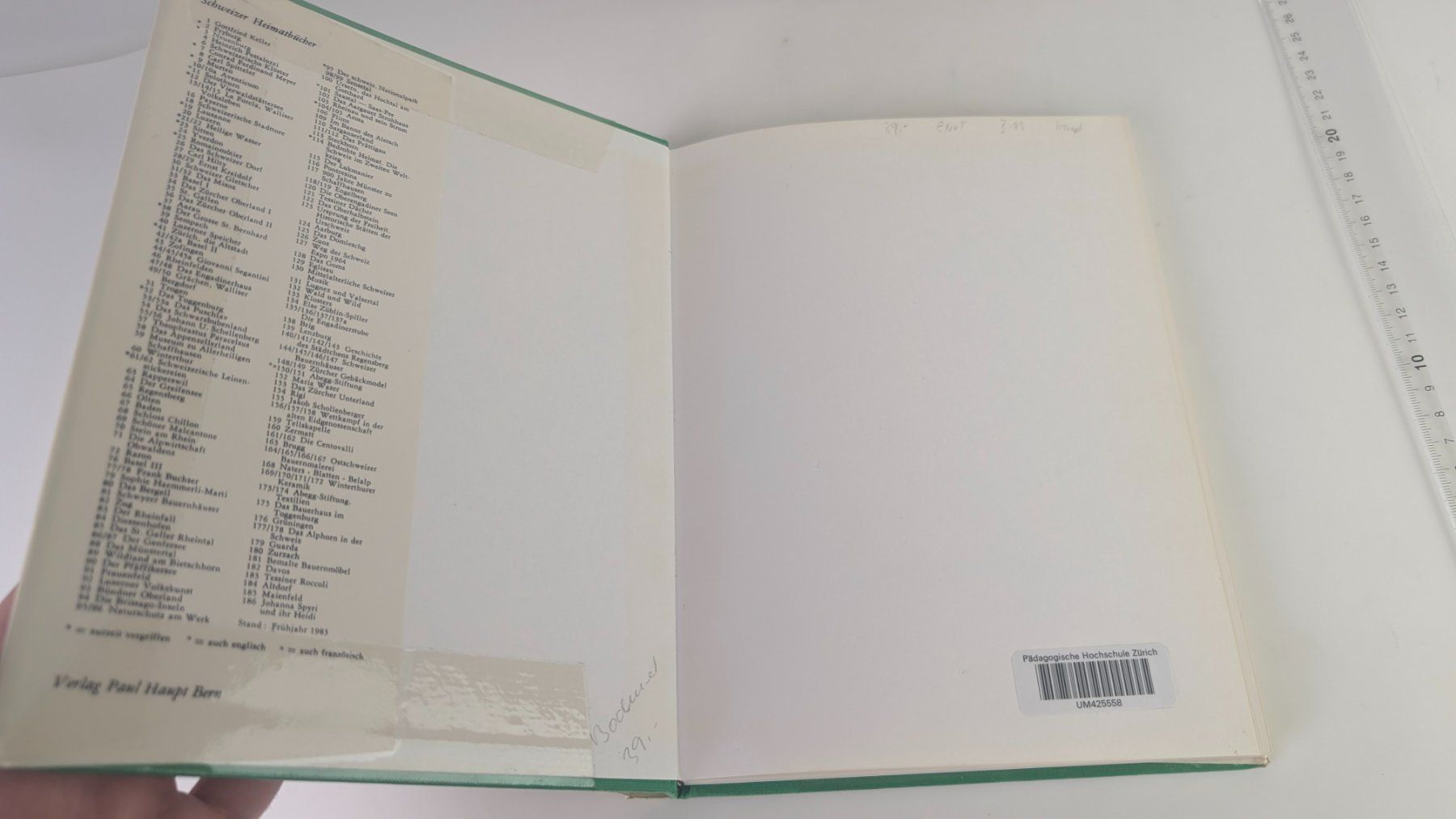 Bücher: Schweizer Heimatbücher: Schweizer Bauernhäuser 1983 – Gebraucht aus Zürich von axolottchen 2