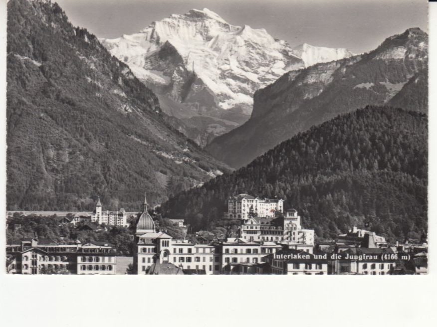 Cartoline postali: Interlaken 1960 – Usato da Bürglen TG venduto da StampGraf