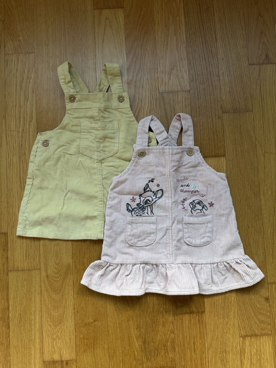 Lotti & Set di vestiti: 2er Set Mädchen Latzkleider Cord Gr. 74 – Usato da Ennetbaden venduto da Sasa_54008