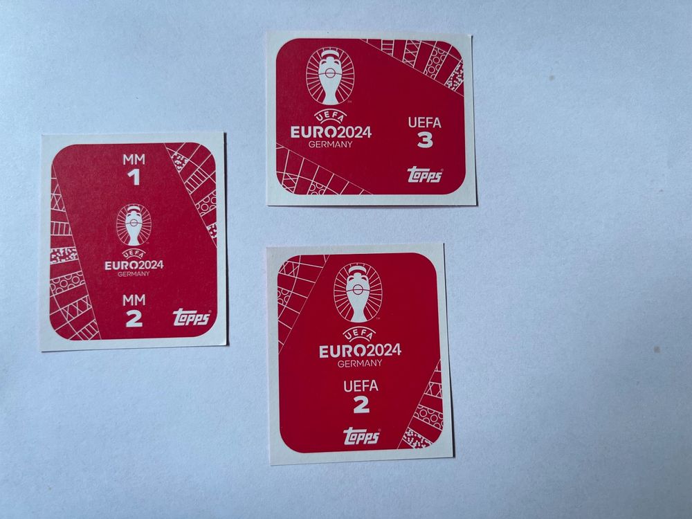 EURO 2024 STICKER UEFA 2,3, MM1+MM2 Kaufen auf Ricardo