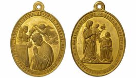 Italien, Medaille o.J., St. Louis Gonzaga