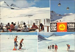 Laax GR // 1980 Skilift Gondelbahn Crap Sommerski