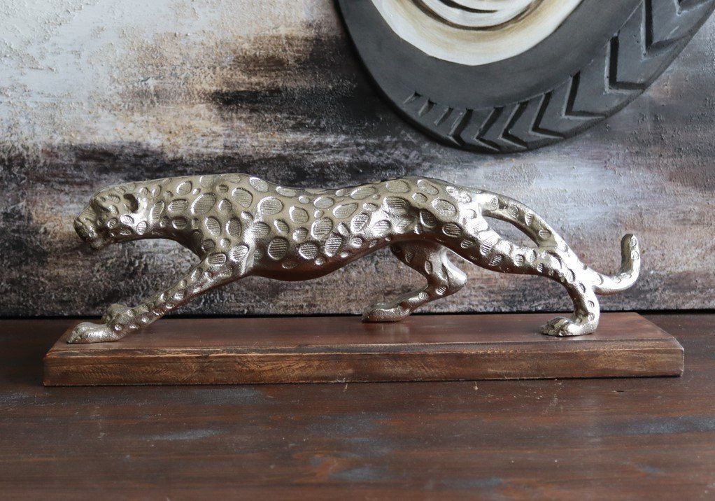 Statuette: Panther auf Mangosockel – Nuovo e nell'imballaggio originale da Menziken venduto da _Goldis_ 2