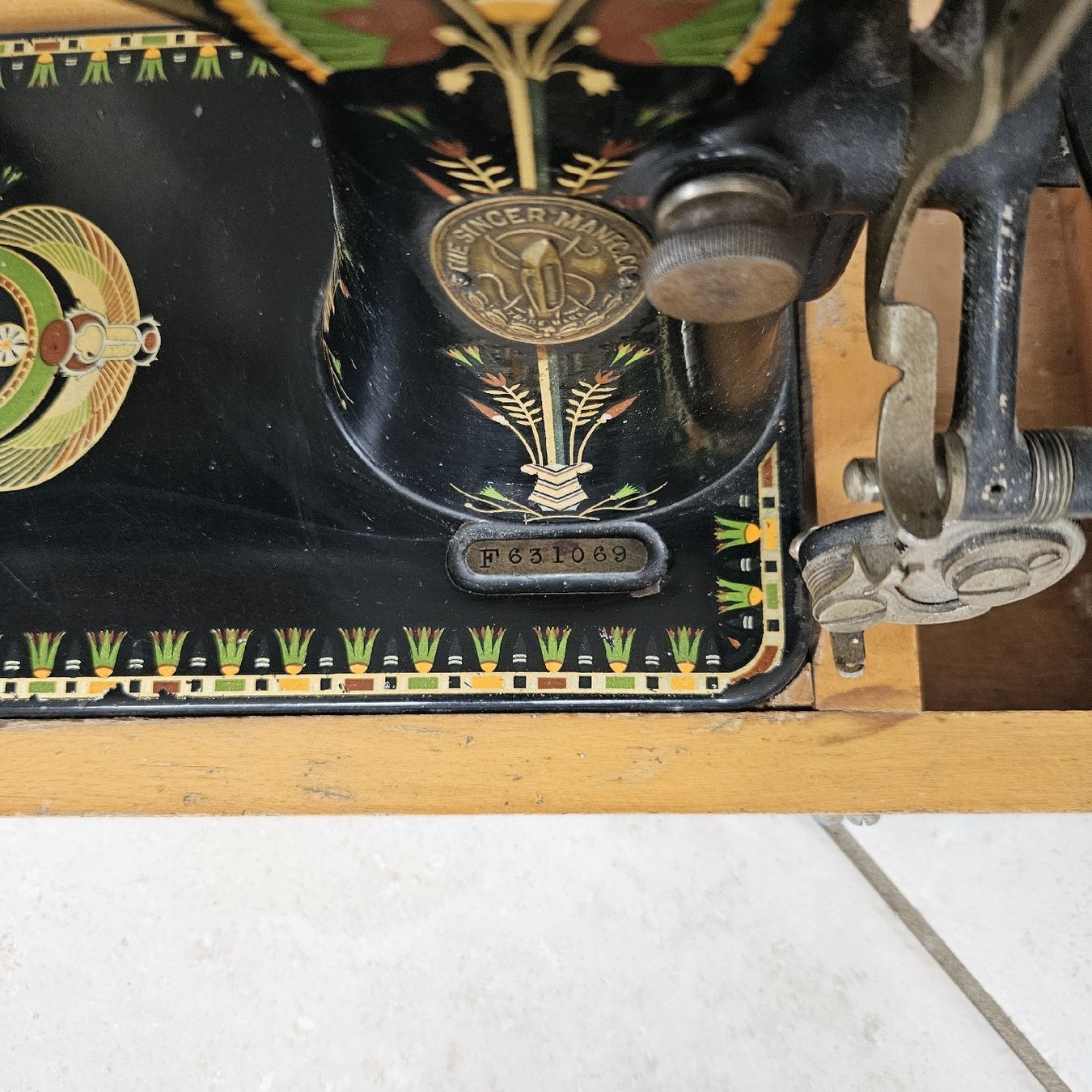Singer Macchine da cucire: Machine à coudre Singer 28K manivelle Écosse, 1905,  – Usato da Céligny venduto da mon_h2ks 2