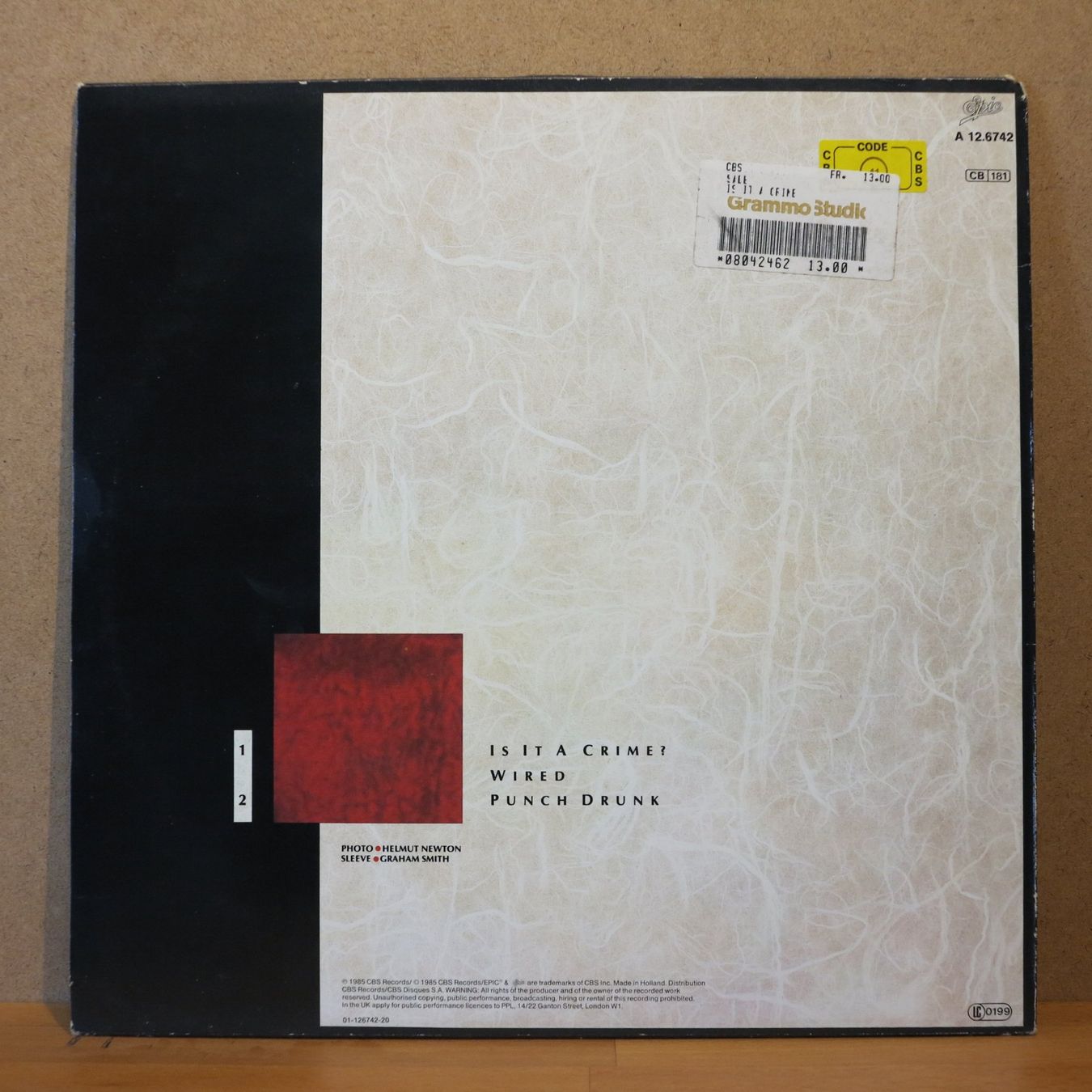 Dischi in vinile: Sade - IS IT A CRIME ? /  Maxi-Single /LP – Usato da Zürich venduto da Naim60 1