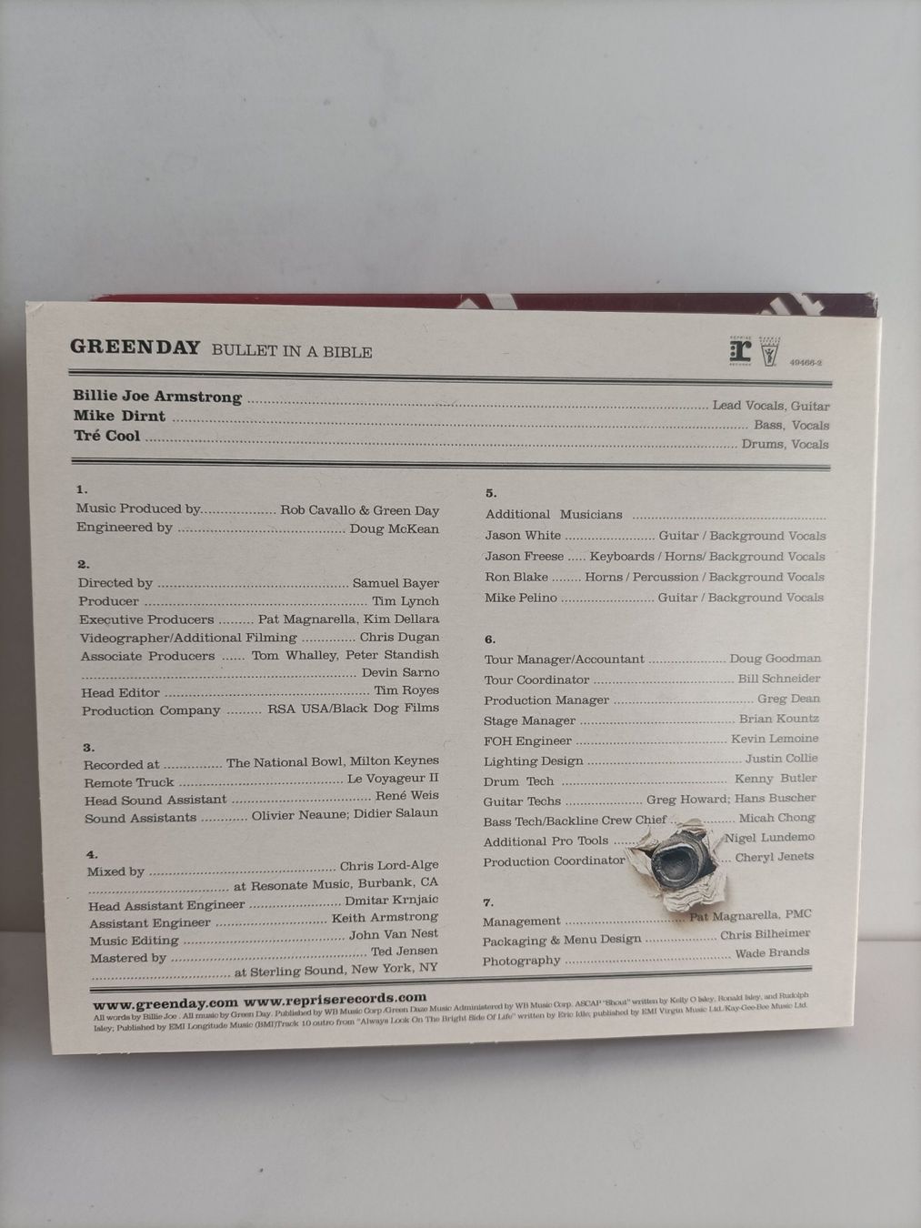 CD: CD + DVD Green Day / Bullet in a Bible – Usato da crans montana venduto da AB3963 2