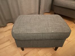 IKEA STRANDMON repose pieds confortable gris