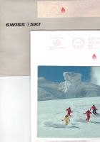 SWISS SKI SSV Wintersport Stempel rot Ansichtskarten