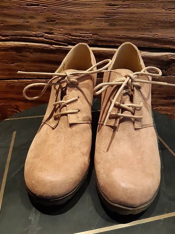 Graceland Scarpe da donna: hellbraune Ankleboots, Keilstiefelette, Gr. 41 – Usato da Sommeri venduto da 5eller 1