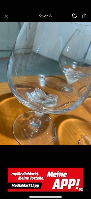 Bicchieri: Omas Gläser mit Blütendekor /Vintage – Usato da Merishausen venduto da Yvili 1