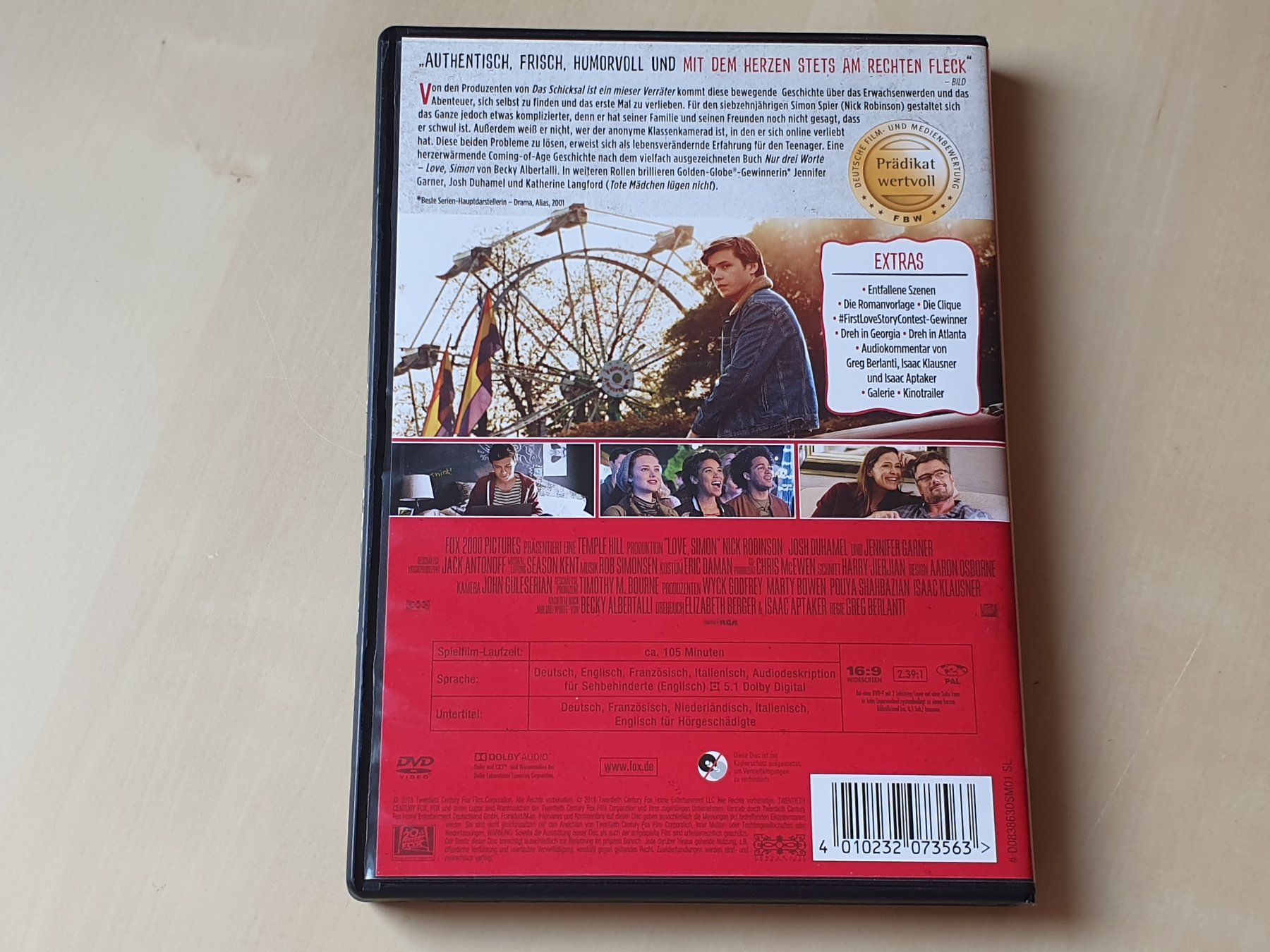 Tutti i DVDs: Love Simon – Usato da Stansstad venduto da collectorsshop 1