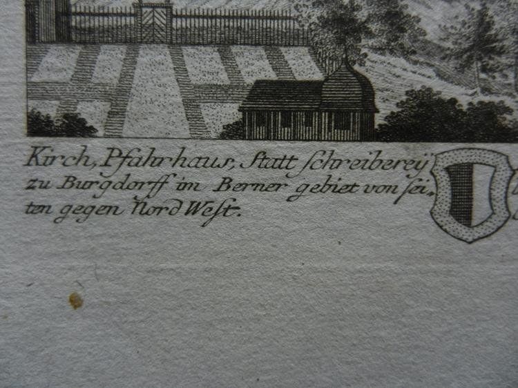 Gravures: Burgdorf Pfarrhaus Kirche – D'occasion à Risch par Rischli15 2
