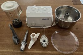 Kohler KM2E 750 Watt Küchenmaschine mit viel Zubehör