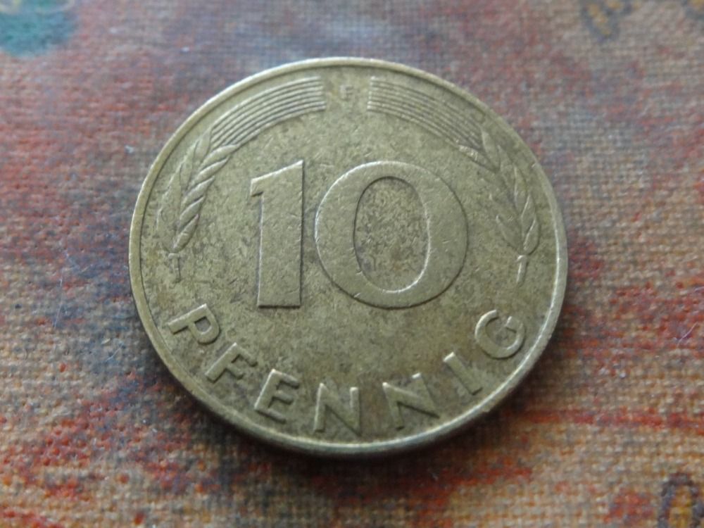 Tutti le monete: DEUTSCHLAND 10 Pfennig 1987 – Usato da Romanel-sur-Lausanne venduto da Swift13 1
