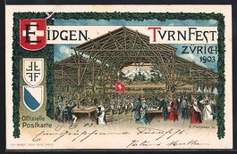 Zürich, Eidgen. Turnfest 1903, Festhall