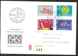 Sonderbrief S. 525 Regiophil Liestal 6.-8.10.1961