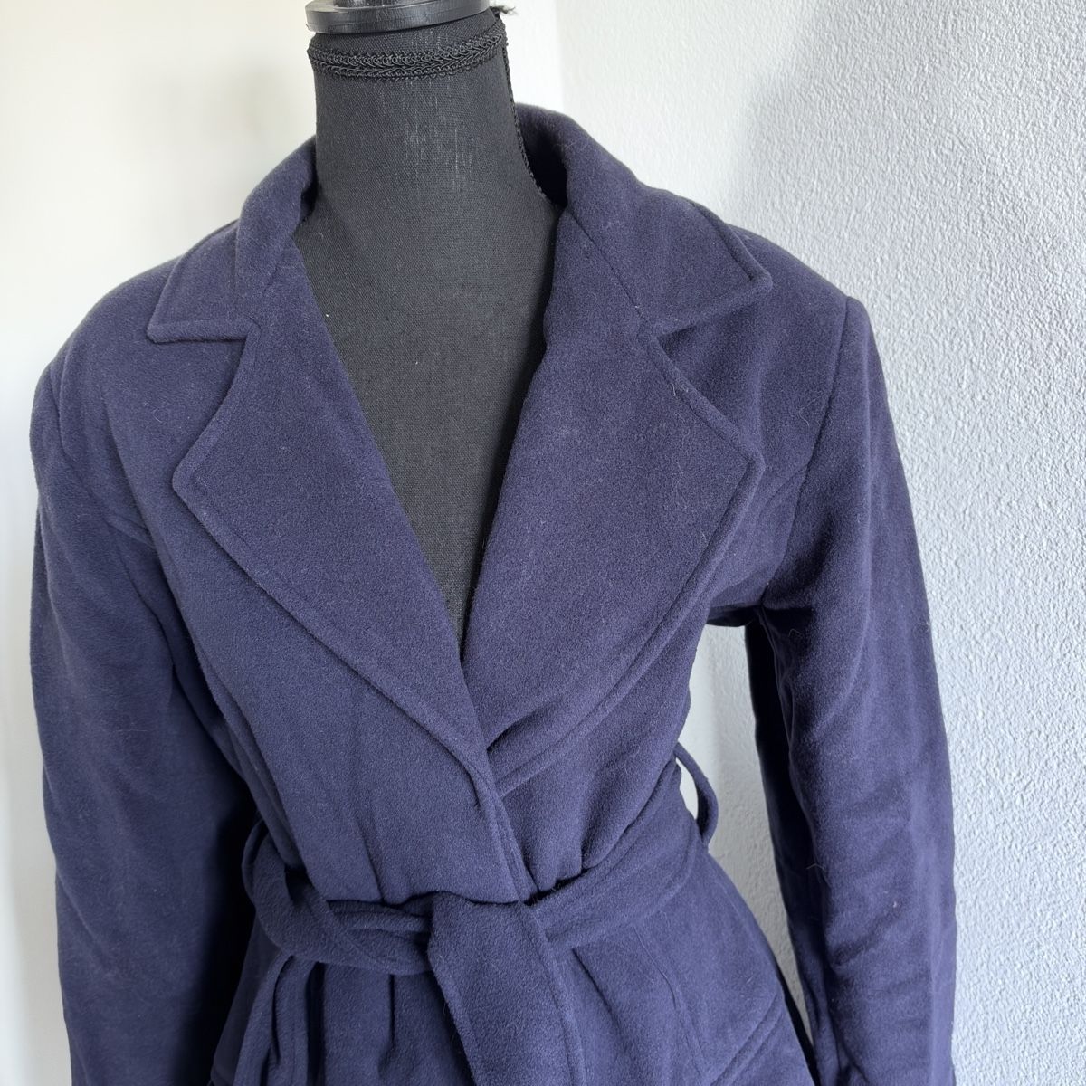 Cappotti: ELEGANT DARK VIOLET WOOL COAT M – Usato da Zofingen venduto da JumpInVintage 5