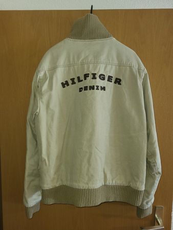 Tommy Hilfiger Denim Jacke beige Grösse M guter Zustand
