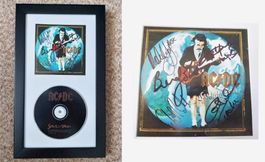 AC/DC - Original Autogramm gerahmt rar