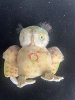 Steiff Eule Witte Plueschtier guter Zustand Made in Germany